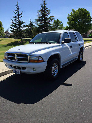 Dodge : Durango SLT Plus Sport Utility 4-Door 1 owner 2002 dodge durango slt plus white 4 x 4 excellent condition