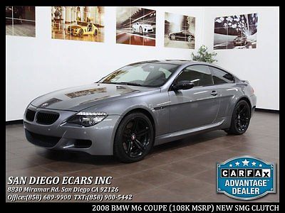 BMW : M6 Coupe BMW M6 Coupe 108K MSRP Carbon Fiber Heads Up Merino Leather Brand New Clutch