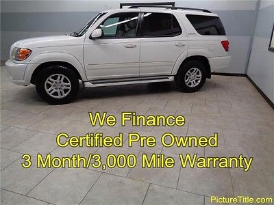 Toyota : Sequoia Limited 04 sequoia limited tv dvd leather heated seats sunroof we finance texas