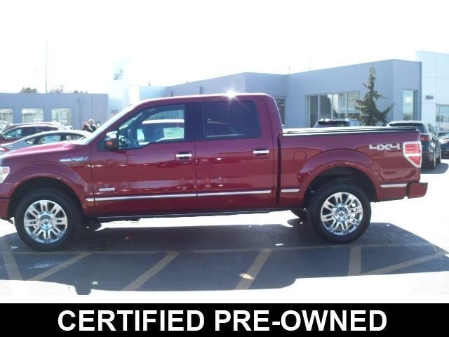 Ford : F-150 Platinum 2013 platinum 4 x 4 crew 3.5 ecoboost only 5 k miles ford certified