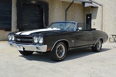 Chevrolet : Chevelle 1970 chevrolet chevelle ls 6 convertible frame off restored 4 speed wow