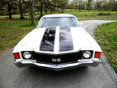 Chevrolet : Chevelle REAL TRUE SS CHEVELLE 1972 ss chevelle with bill sheet custom classic street hot rod frame off resto