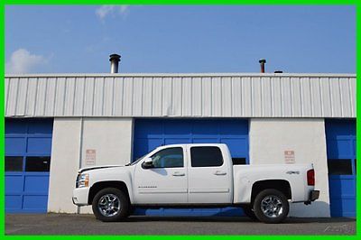 Chevrolet : Silverado 1500 LTZ Crew Cab 4X4 4WD Leather Full Power Loaded 19K Repairable Rebuildable Salvage Lot Drives Great Project Builder Fixer Loaded