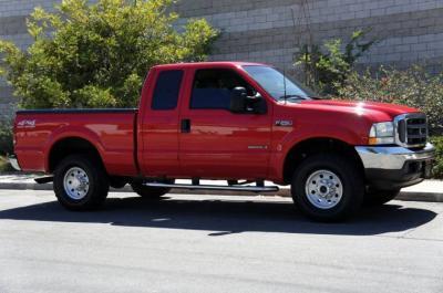 2002 Ford F-250 Red