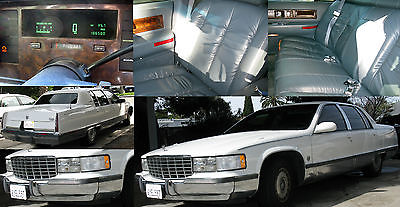 Cadillac : Fleetwood Broughm 1996 fleetwood cadillac tinted windows broughm leather interior