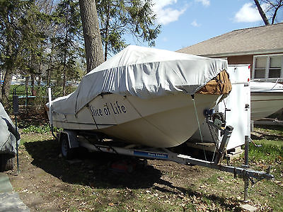 1991 GALAXY 19' DEEP V FISHING BOAT 