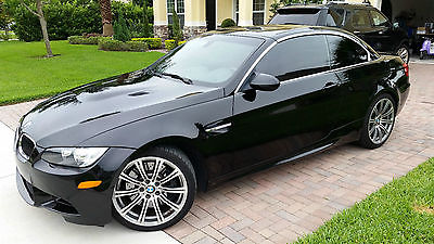 BMW : M3 Base Convertible 2-Door BMW M3 Convertable, 2011, 44,000 miles, Jet Black with Fox Red Leather interior