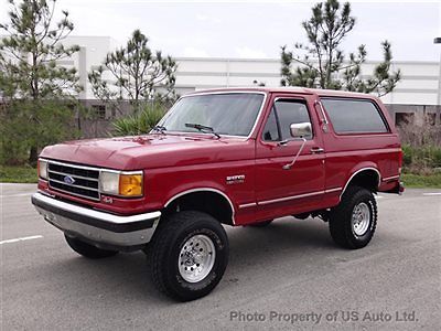 Ford : Bronco Silver Anniversary Edition 1991 ford bronco silver anniversary edition rare 5.8 l v 8 4 x 4 automatic leather