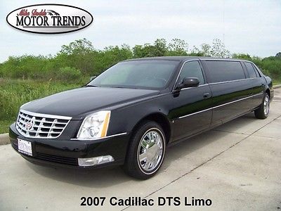 Cadillac : DTS 10 PASSENGER CADILLAC DTS LIMOUSINE 2007 cadillac dts 10 passenger limousine dvd sunroof leather navigation 10 k