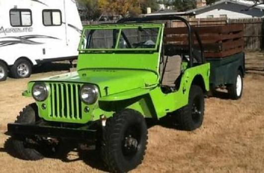 1947 Willys CJ2A for: $7000