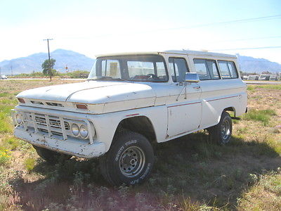 Chevrolet : Suburban K1400 1961 4 x 4 4 wd chevrolet chevy suburban carryall k 1400 series 427 big block