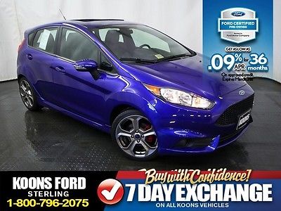 Ford : Fiesta ST w/ Navigation Fully Loaded & Factory Certified~Navigation~Moonroof~17s~Recaro Heated Leather!