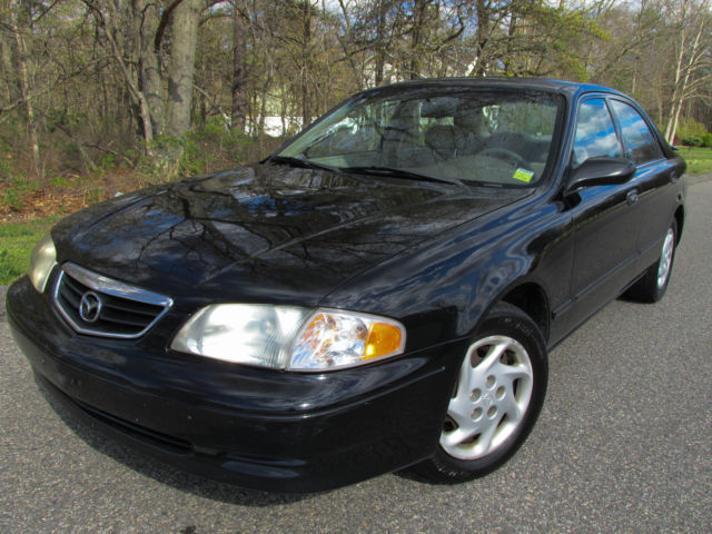 Mazda : 626 4dr Sdn LX 2000 mazda 626 manual black value 2 owner no accidents moonroof kenwood stereo