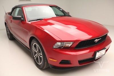 Ford : Mustang V6 Convertible RWD 2011 brown leather mp 3 auxiliary single cd v 6 used preowned we finance 30 k miles
