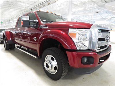 Ford : F-450 Leather, Navigation, PLATINUM, Diesel, DRW, Crew F450 Super Duty 4x4 26K miles Leather Navigation PLATINUM Diesel DRW Crew Cab