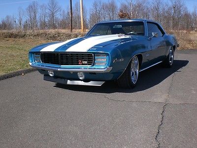 Chevrolet : Camaro Z-28 1969 camaro z 28 pro touring one of a kind build way over the top