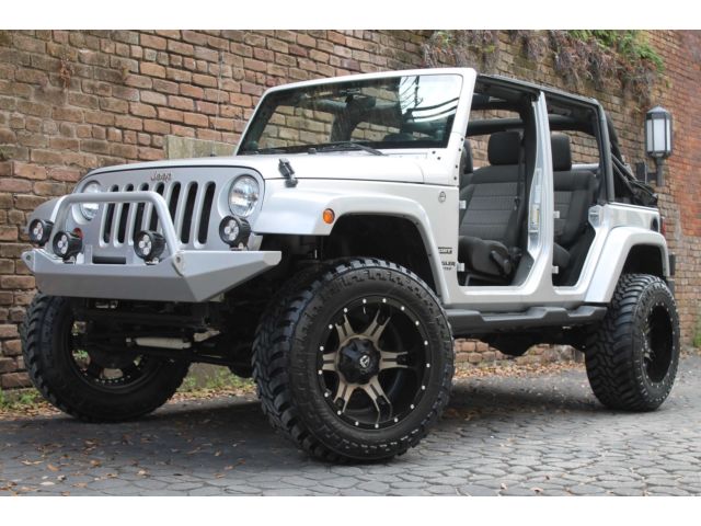 Jeep : Wrangler 4WD 4dr Moja 3.5 lifted led lights 20 x 12 fuel wheels rubicon aftermarket bumper
