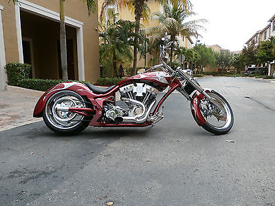 Custom Built Motorcycles : Chopper 2004 mid west custom skull chopper