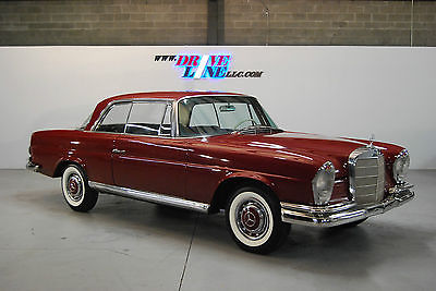 Mercedes-Benz : 200-Series W111 Coupe w. 4-SPEED, EURO-oval, km and SUNROOF 1964 mercedes 220 seb coupe w 111 db 516 black 4 speed euro sunroof preserved