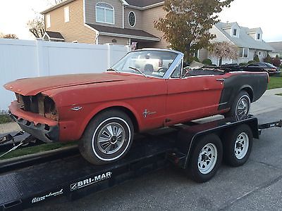 Ford : Mustang CONVERTIBLE 1965 mustang convertible one owner 289 number matching auto