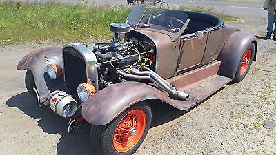 Ford : Model T rusty 1927 ford model t custom roadster with model a fenders