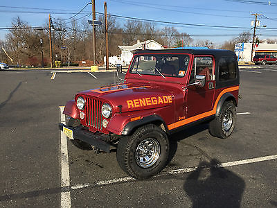 Jeep : CJ AMC Jeep CJ7 Renegade 1986 amc jeep cj 7 renegade 258 t 5 ps pb hard top 139 k 14 899