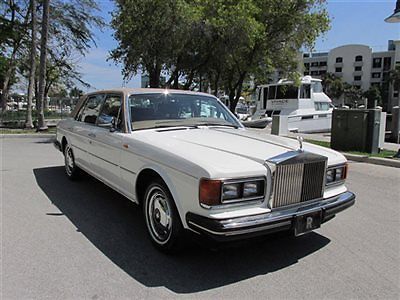 Rolls-Royce : Silver Spirit/Spur/Dawn white silver spur with low miles and clean carfax florida jean-luc 954 494 2494