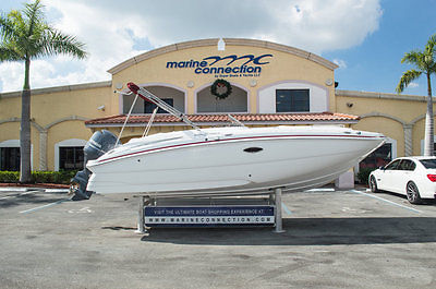 LAST LEFTOVER!2014 Hurricane SunDeck SS 220 OB with Yamaha 150 HP