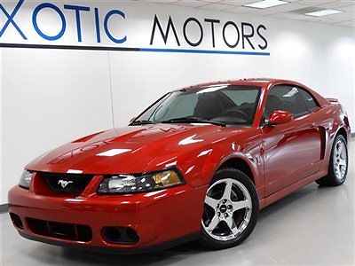 Ford : Mustang 2dr Coupe SVT Cobra 2004 ford mustang svt cobra supercharged 6 speed 17 whls exhaust alpine cd 390 hp