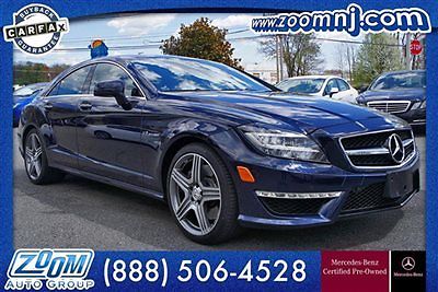 Mercedes-Benz : CLS-Class 4dr Coupe CLS63 AMG RWD Rare CPO 21k mi 1 Owner 13 MB CLS63 AMG Blue on Blue Certified Warranty CLS 63