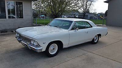 Chevrolet : Chevelle 2 door hardtop 1966 chevrolet chevelle 1 owner matching 283 auto a c p s p b awesome