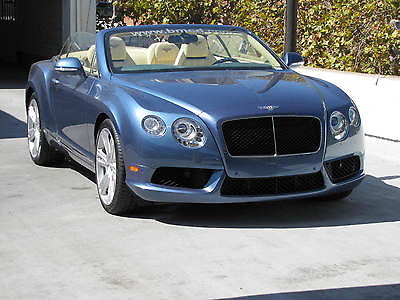 Bentley : Continental GT Convertible V8 in Blue Crystal. Brand new, on sale 2015 bentley continental gtc v 8 in blue crystal brand new special sale pricing
