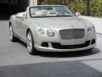 Bentley : Continental GT Convertible W12 in White Sand. Brand new! On Sale! 2015 bentley continental gtc w 12 white sand now on sale brand new