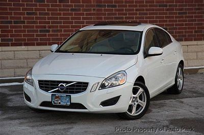 Volvo : S60 T5 12 s 60 leather heated seats power sunroof bluetooth usb aux mp 3 cd player white