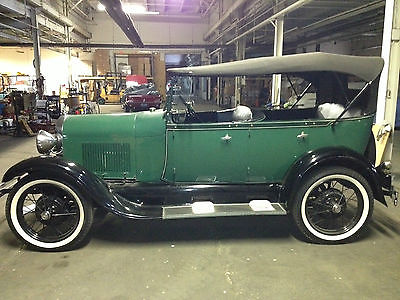 Ford : Model A convertible showroom worthy  Ford Model A 1929 ford phaeton model a 4 door convertible original steel body true survivor
