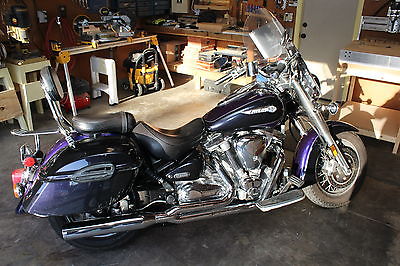 Yamaha : Road Star Purple Silverado with low mileage. New starter, master cylinder, and battery.