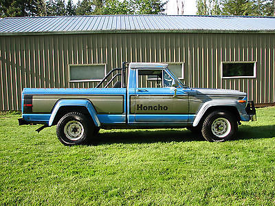 Jeep : Other 1976 J10 Honcho Levi Int. 401 PS/PB Winch Roll Bar 1976 jeep j 10 honcho 4 x 4 1 owner amc 401 levi interior pioneer golden eagle