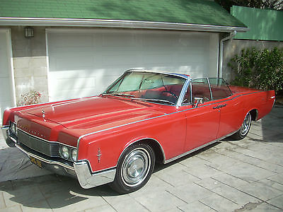 Lincoln : Continental 4 door convertible 1966 lincoln continental convertible fabulous driver everything works very well