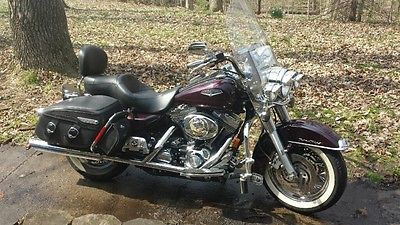 Harley-Davidson : Touring 2005 harley road king classic in dark cherry 1 owner and 19 001 miles nice