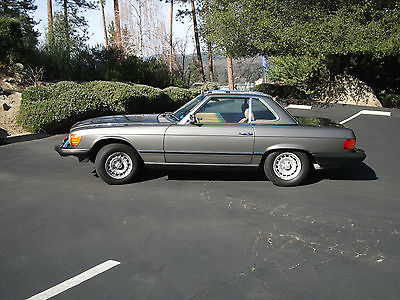 Mercedes-Benz : SL-Class Leather 1985 mercedes 380 sl 92 000 original miles all original california car