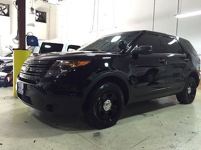 Ford : Explorer POLICE INTERCEPTOR 2014 ford police interceptor suv explorer pursuit rated demo vehicle black