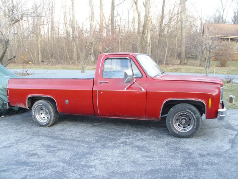1975 Chevy 1/2 Ton Pick Up Long Bed