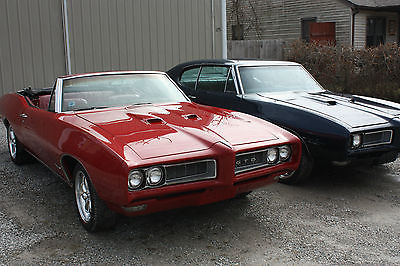 Pontiac : GTO GTO His and Hers - 1968 Pontiac GTOs - Red Convertible - Blue Coupe - Drive Anywhere