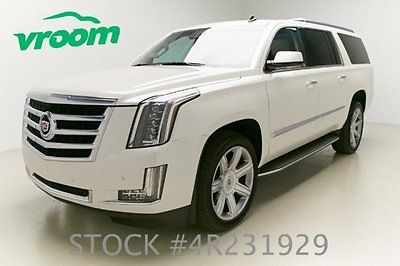 Cadillac : Escalade Luxury Certified 2015 17K MILES 1 OWNER NAV 2015 cadillac escalade esv luxury 17 k miles nav sunroof 1 owner cln carfax vroom