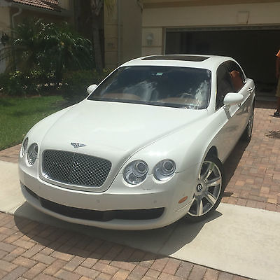 Bentley : Continental Flying Spur flying spur 2006 bentley flying spur white tan fully loaded 30 k miles