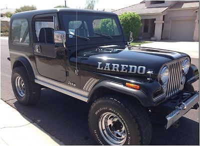 Jeep : CJ Laredo 1985 jeep cj 7 laredo black