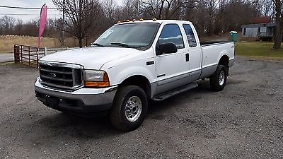 Ford : F-350 xlt 2001 ford f 350 super duty 4 x 4 diesel 7.3 powerstroke srw ext cab long bed stock