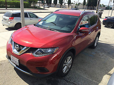 Nissan : Rogue SV 2015 nissan rogue sv awd red like new barely driven great deal