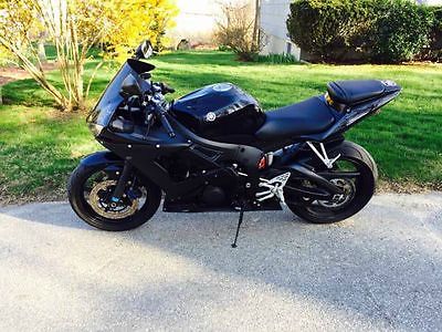 Yamaha : YZF-R Electric Start Will Trade 2008 yamaha yzf r 6 r 6 raven all black title in hand 17 k miles ride it home