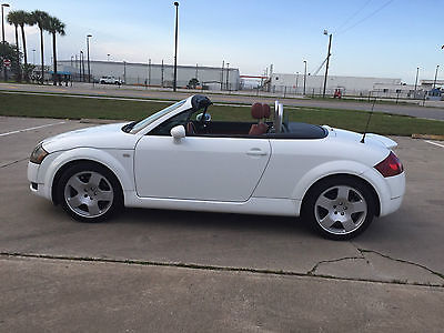 Audi : TT Covertible, White with Baseball Glove Leather Inte Beautiful, Imaculately Maintained Audi TT Quattro Roadster